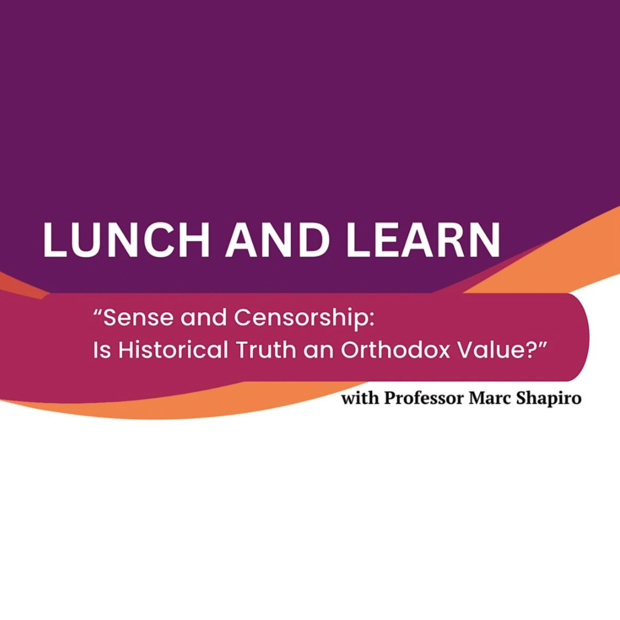 Lunch and Learn flyer