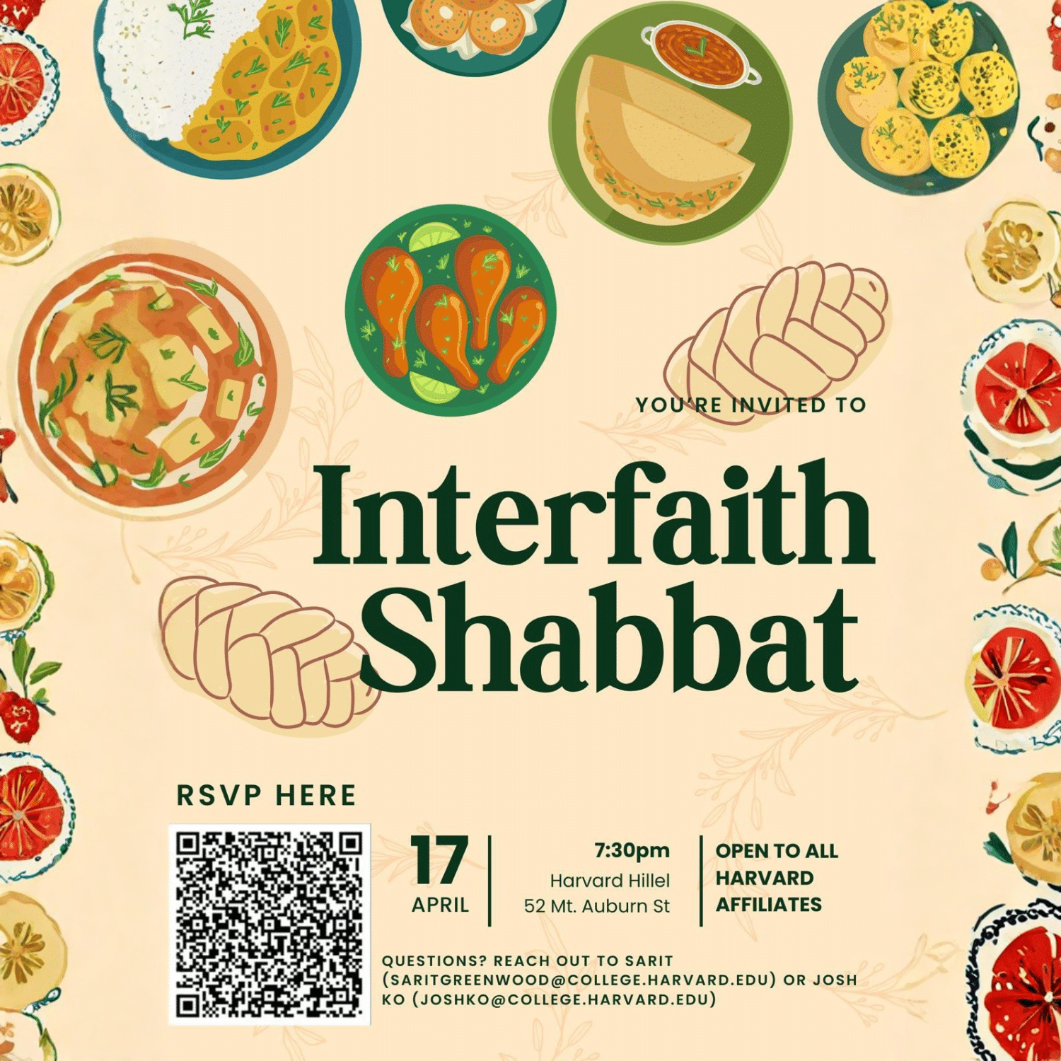 Interfaith Shabbat Dinner