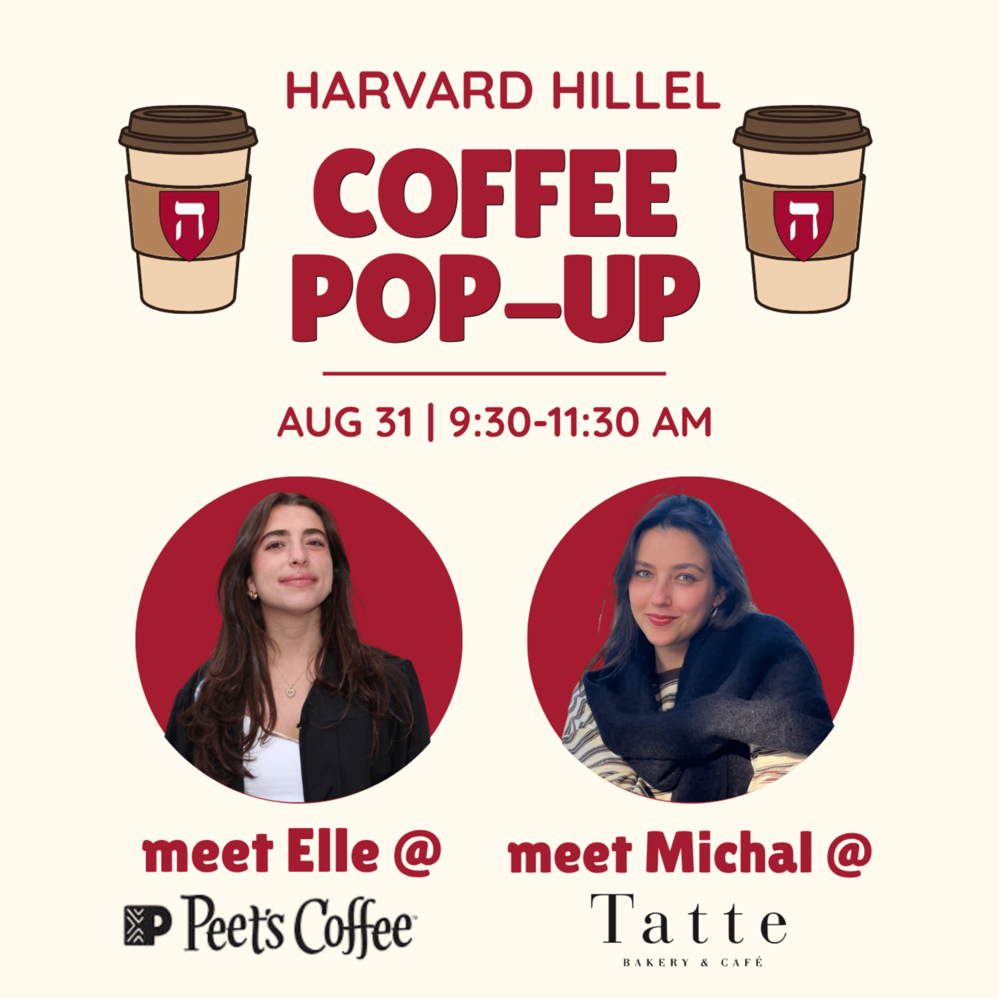 Elle & Michal Coffee Flyer