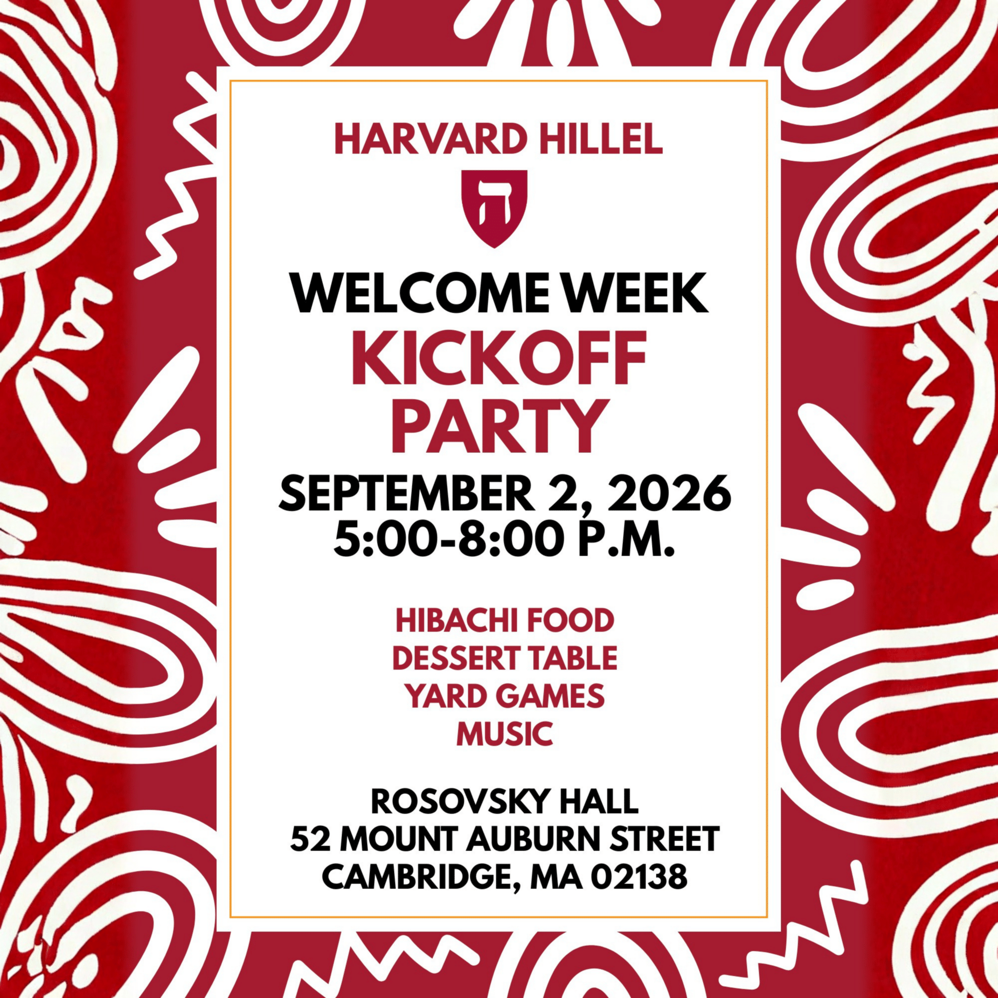 Welcome Week Kickoff Party