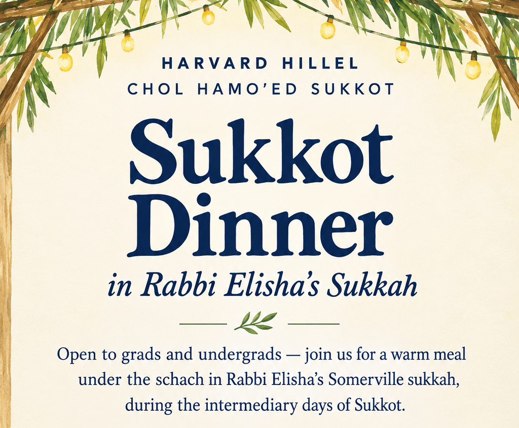 Sukkot Dinner in Rabbi Elisha’s Sukkah