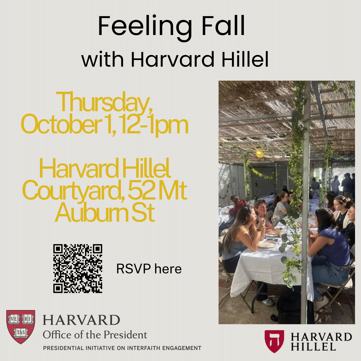 Interfaith Lunch and Learn – Harvest Festival