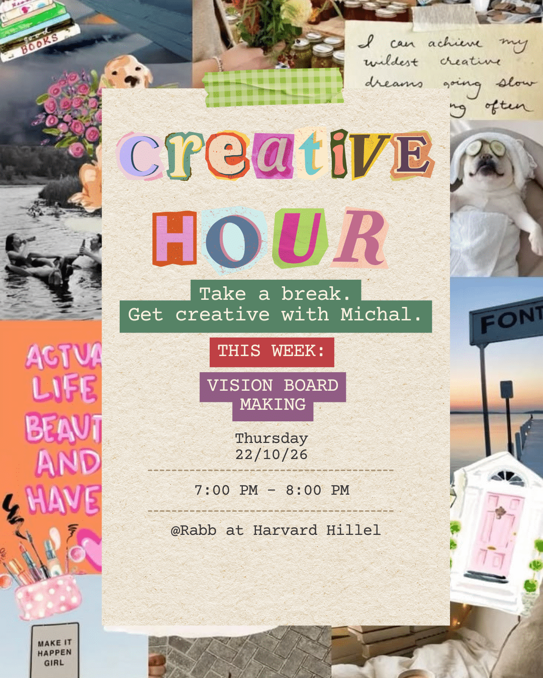 Creative Hour: Vision Board