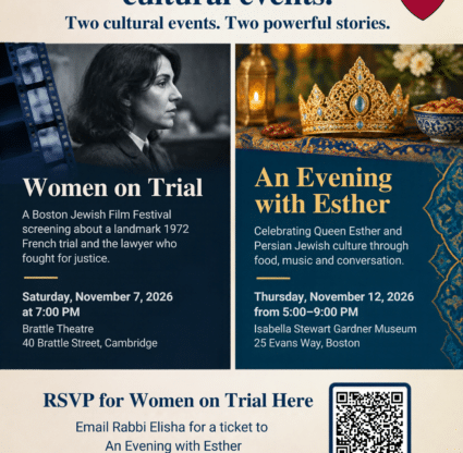Outing to the Jewish Film Festival flyer
